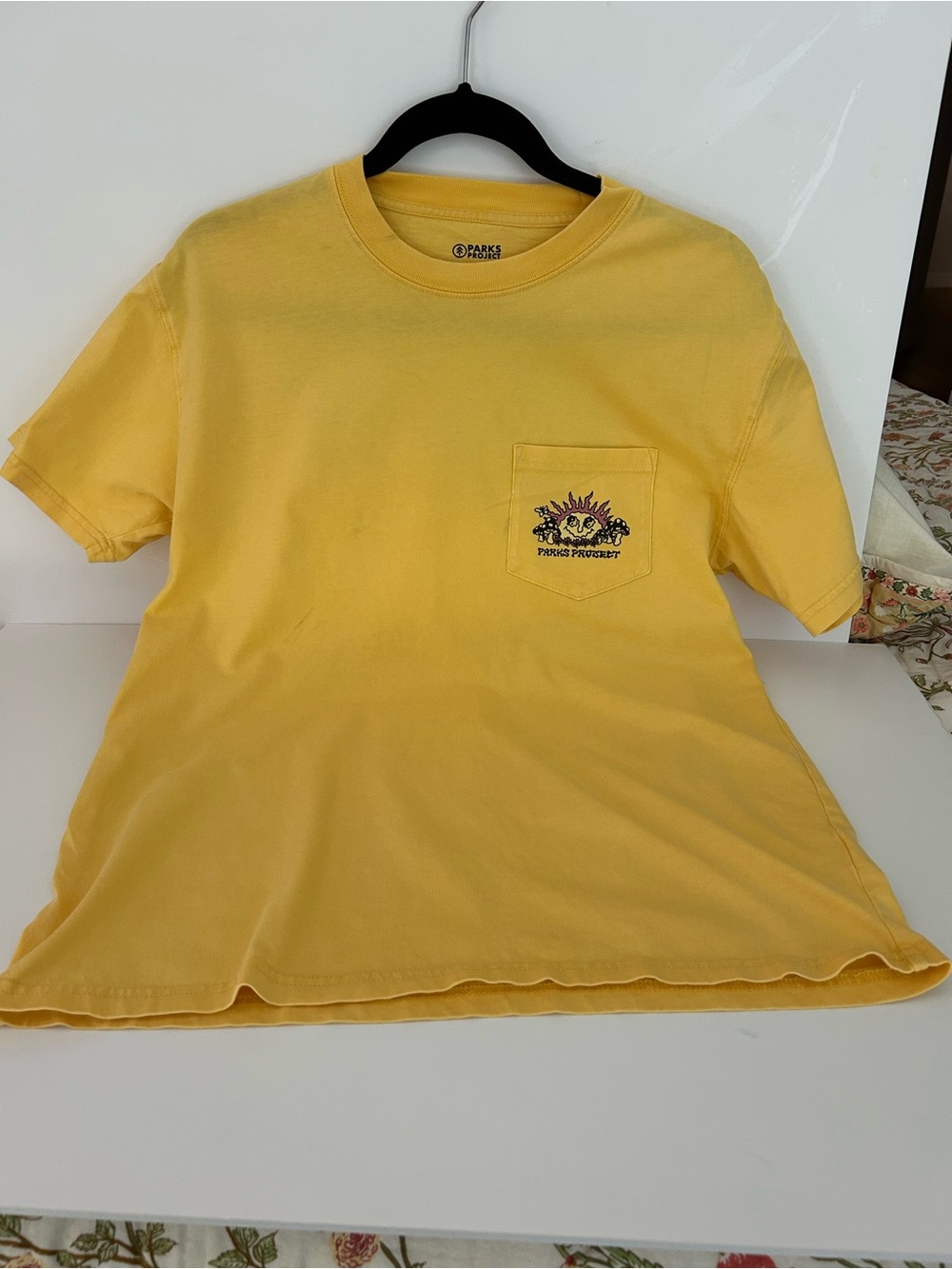 Parks Project Yellow Short Sleeve Pocket Tee